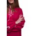 Embroidered Blouse "Ornaments Raspberry" handmade